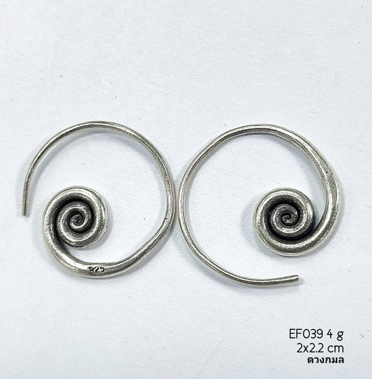 Mesmerizing spirals of shine. Essential silver earrings for any look.