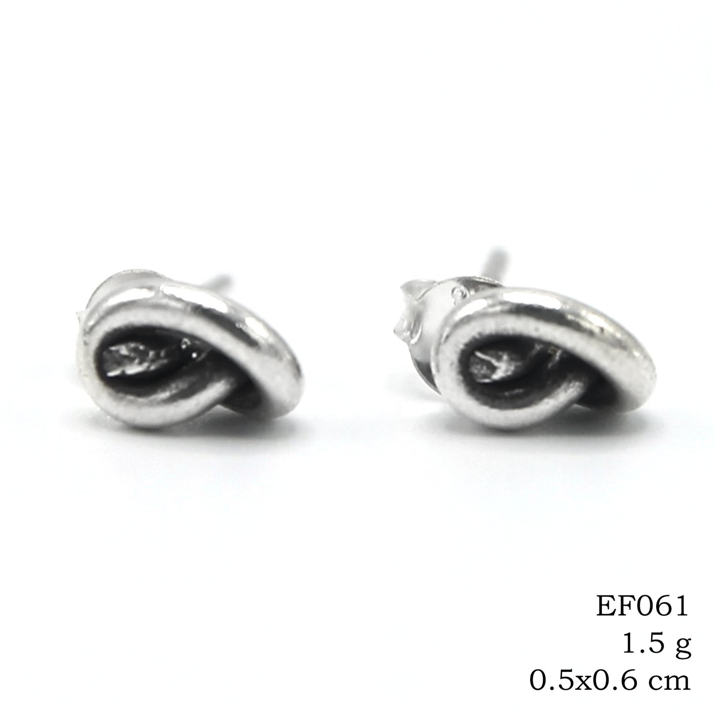 Effortlessly abstract and totally wearable silver earrings.