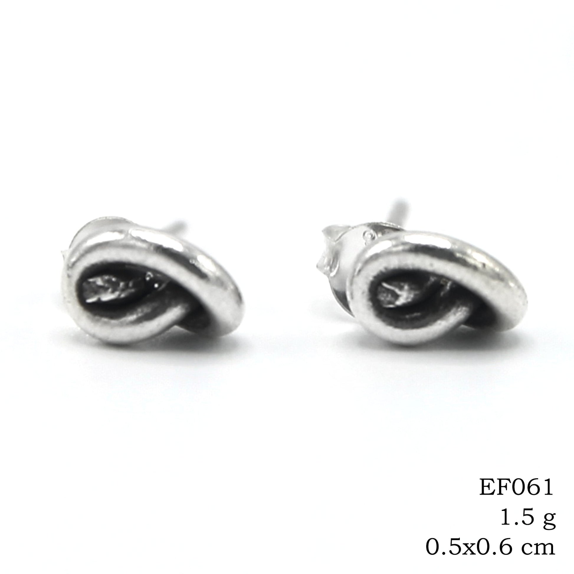 Effortlessly abstract and totally wearable silver earrings.