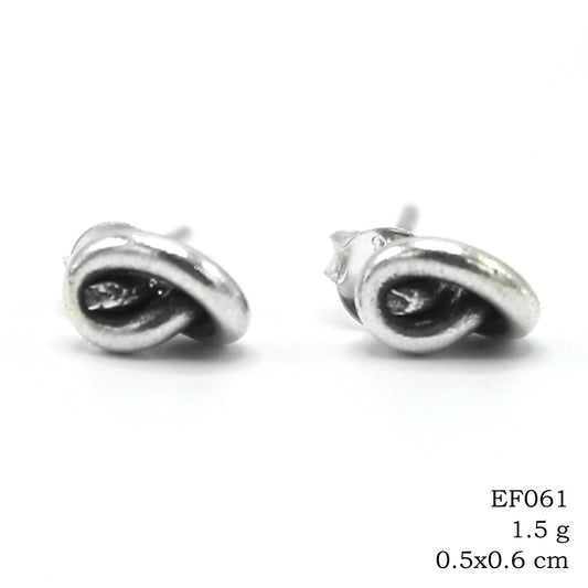 Effortlessly abstract and totally wearable silver earrings.
