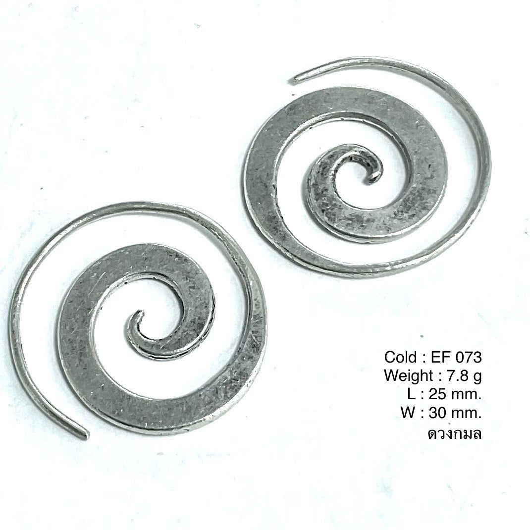 Coiled perfection. My favorite new pair of silver earrings.