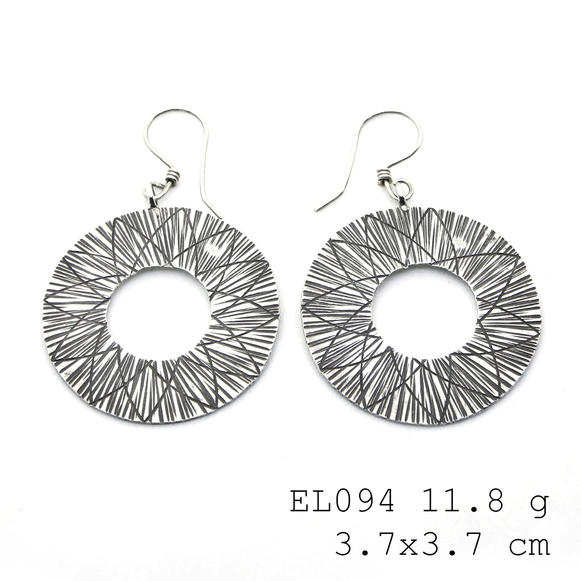 Hand-sculpted leaves for your silver earrings.