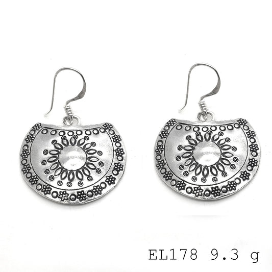Quality you can feel in these silver earrings.