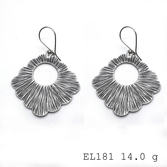 The pinnacle of artisan-made silver earrings.
