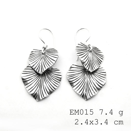 Shine brighter with our 98% pure silver earrings.