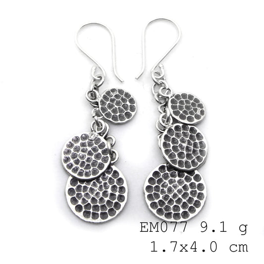 Limited edition alert: Handmade tassel silver earrings are here.
