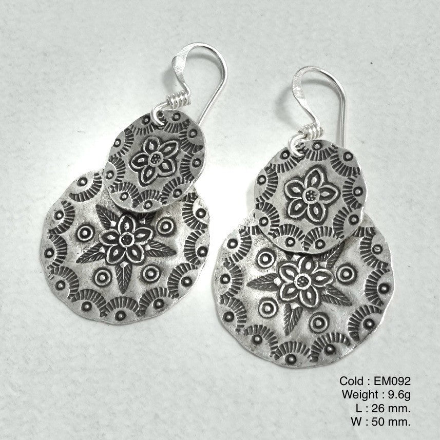 The wait is over. Our handmade silver earrings are back in stock!