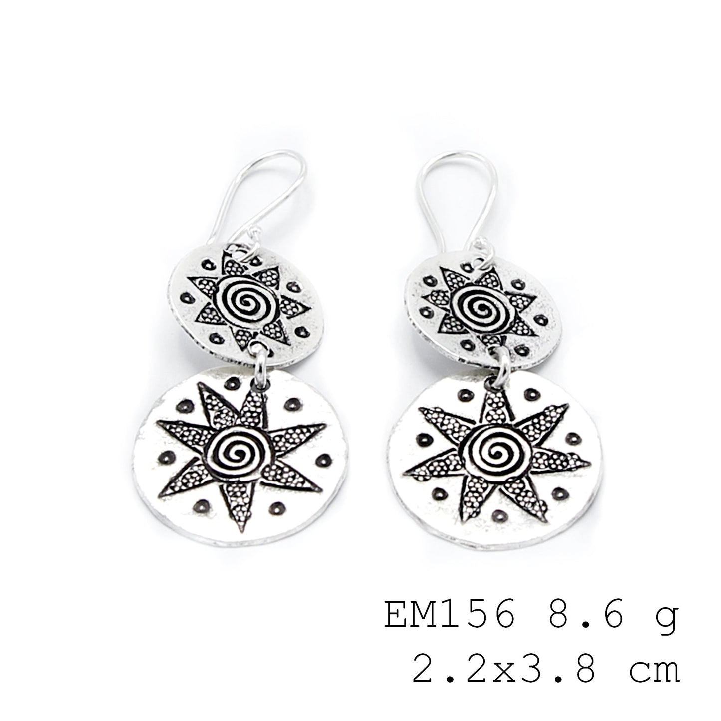 Pure luxury: Shop our handcrafted tassel silver earrings.