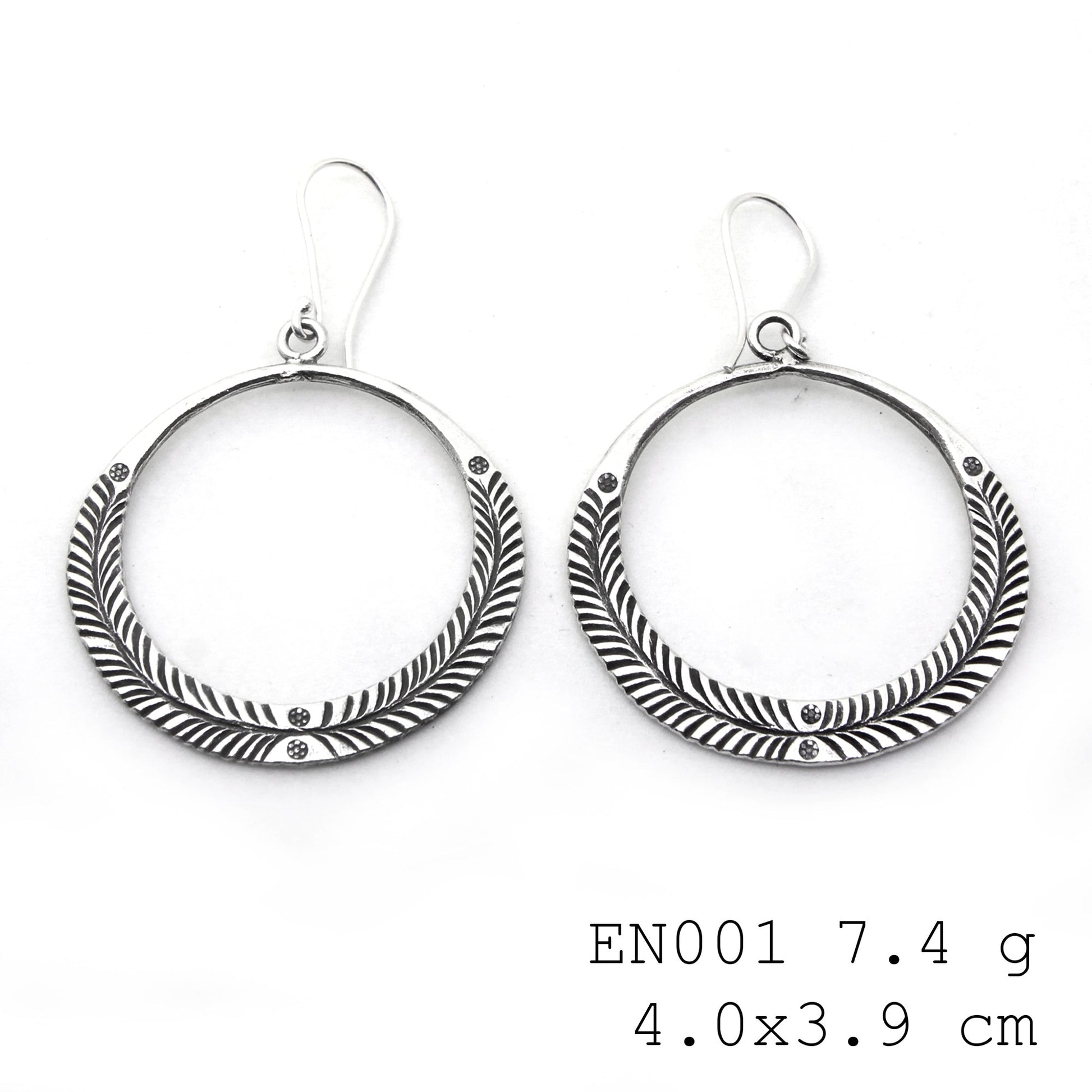 Make them stare with our most unique design silver earrings yet.