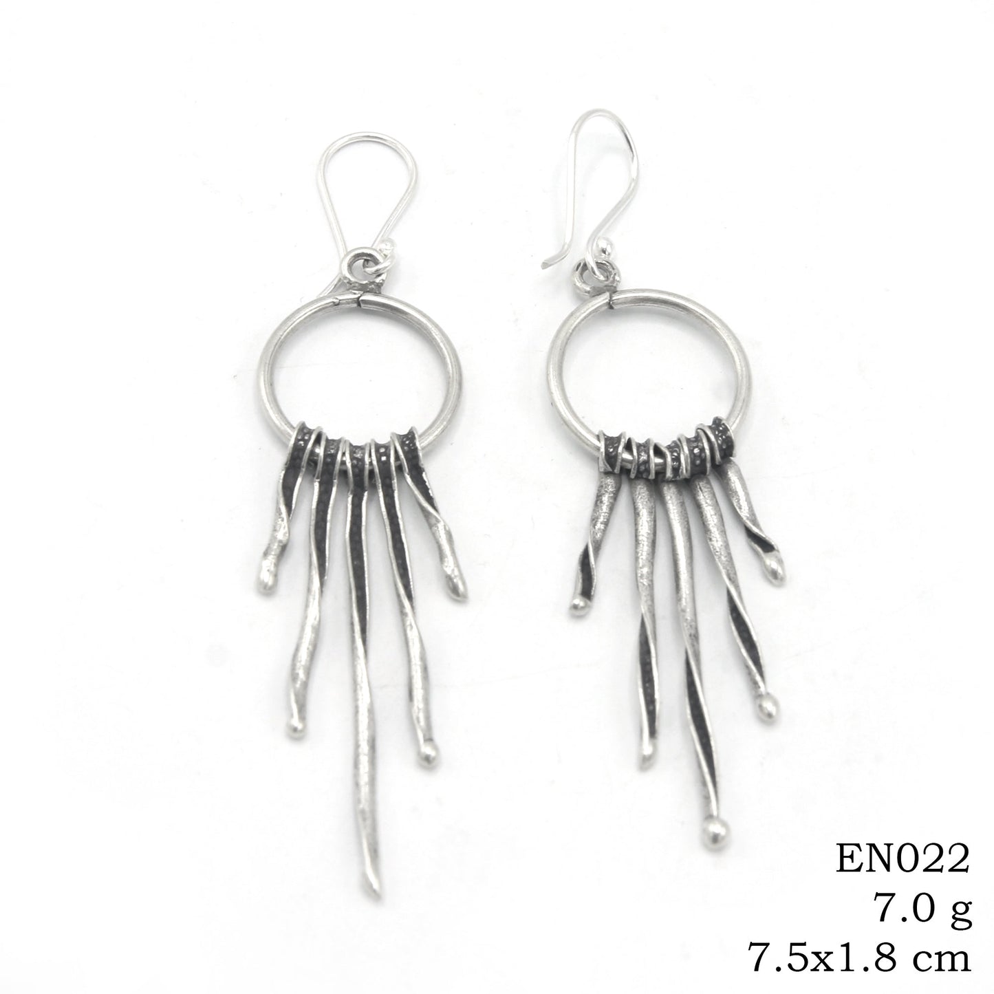 The secret to a perfect outfit? These 98% pure silver earrings.