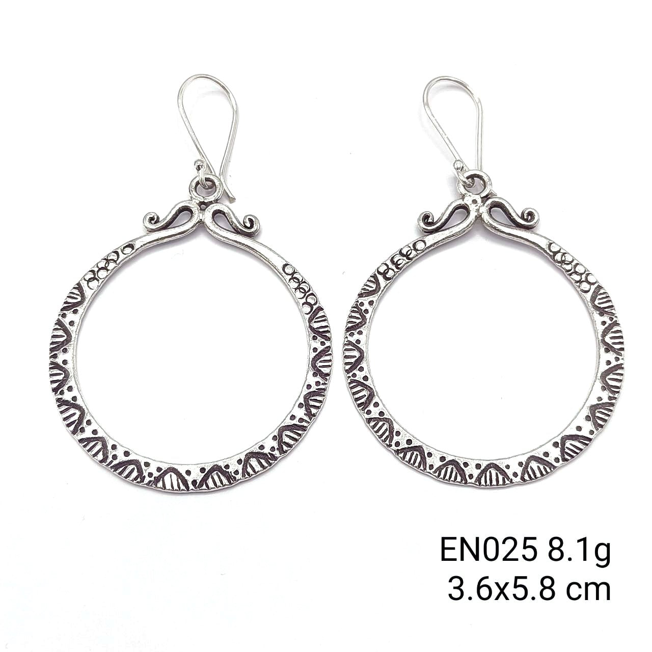 One-of-a-kind alert! Grab these unique silver earrings before they vanish.