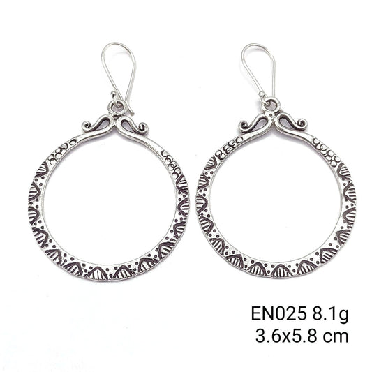 One-of-a-kind alert! Grab these unique silver earrings before they vanish.