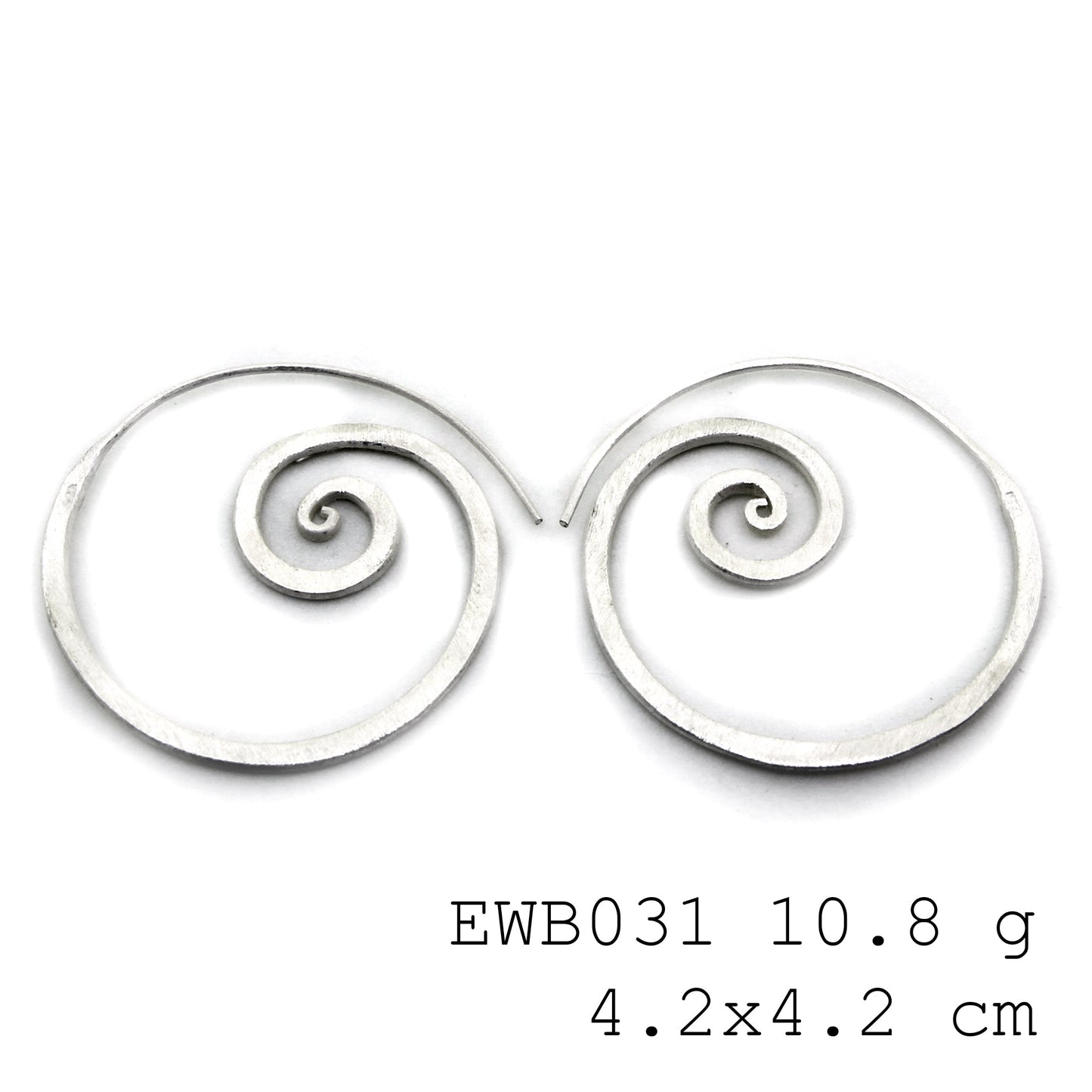 Viral alert! Our white line snail silver earrings are selling out.