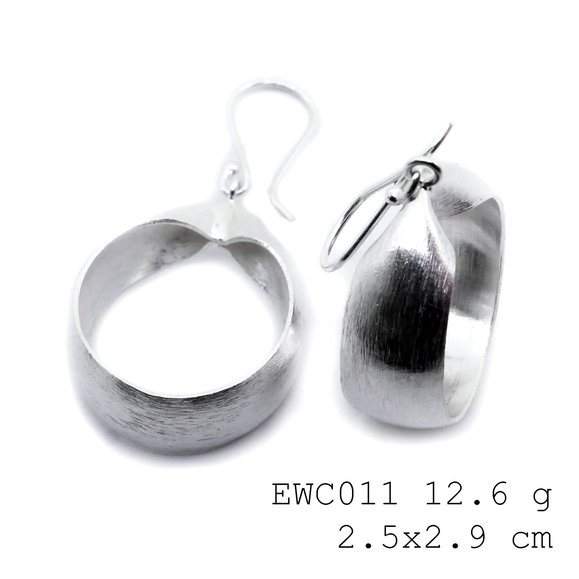 You won't believe the detail on these 98% pure silver earrings.