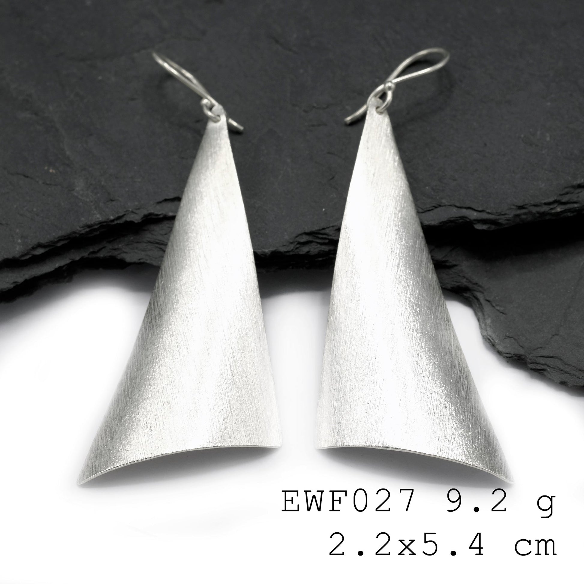 Stunning white sheet silver earrings for every occasion.