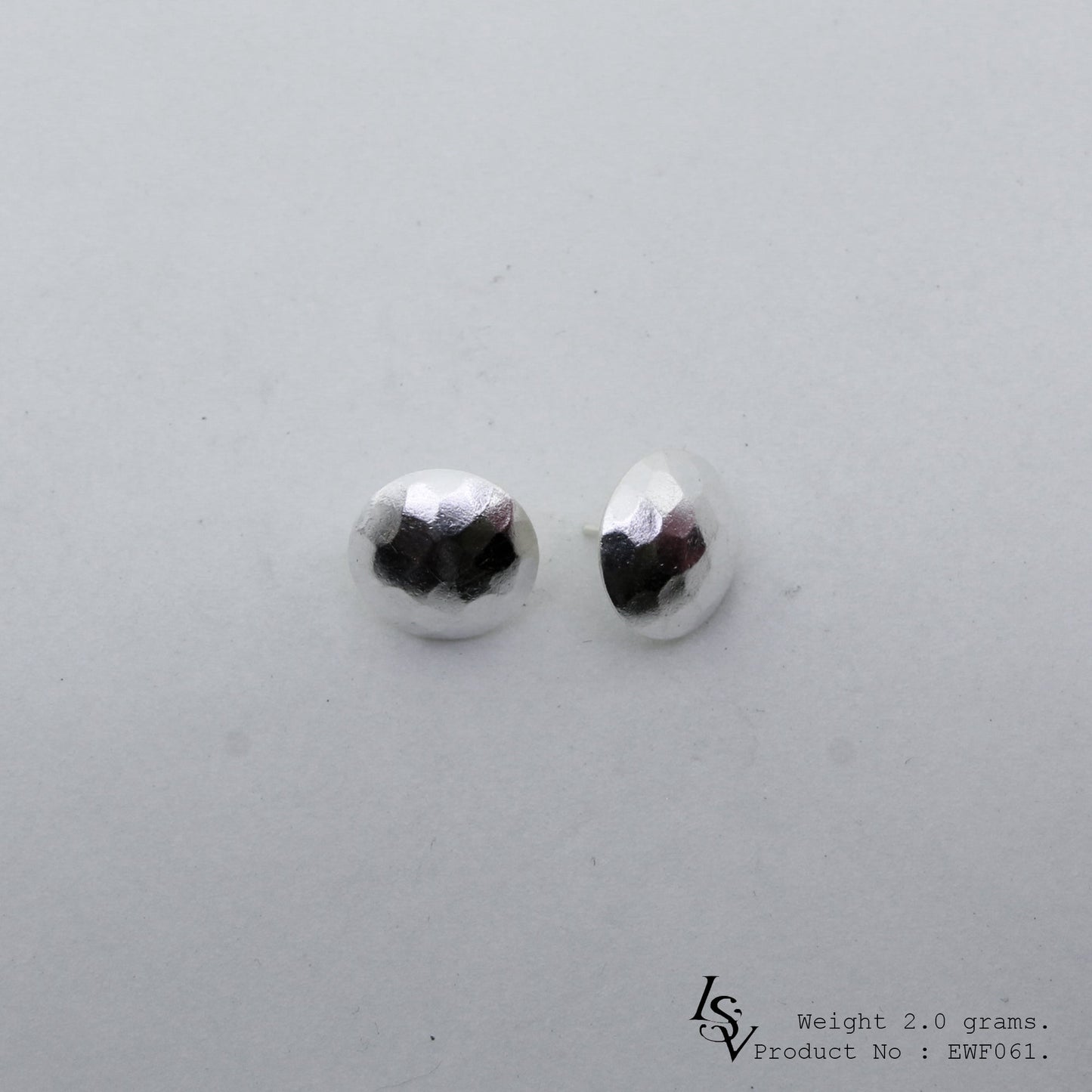 Flash sale on our favorite white sheet silver earrings.