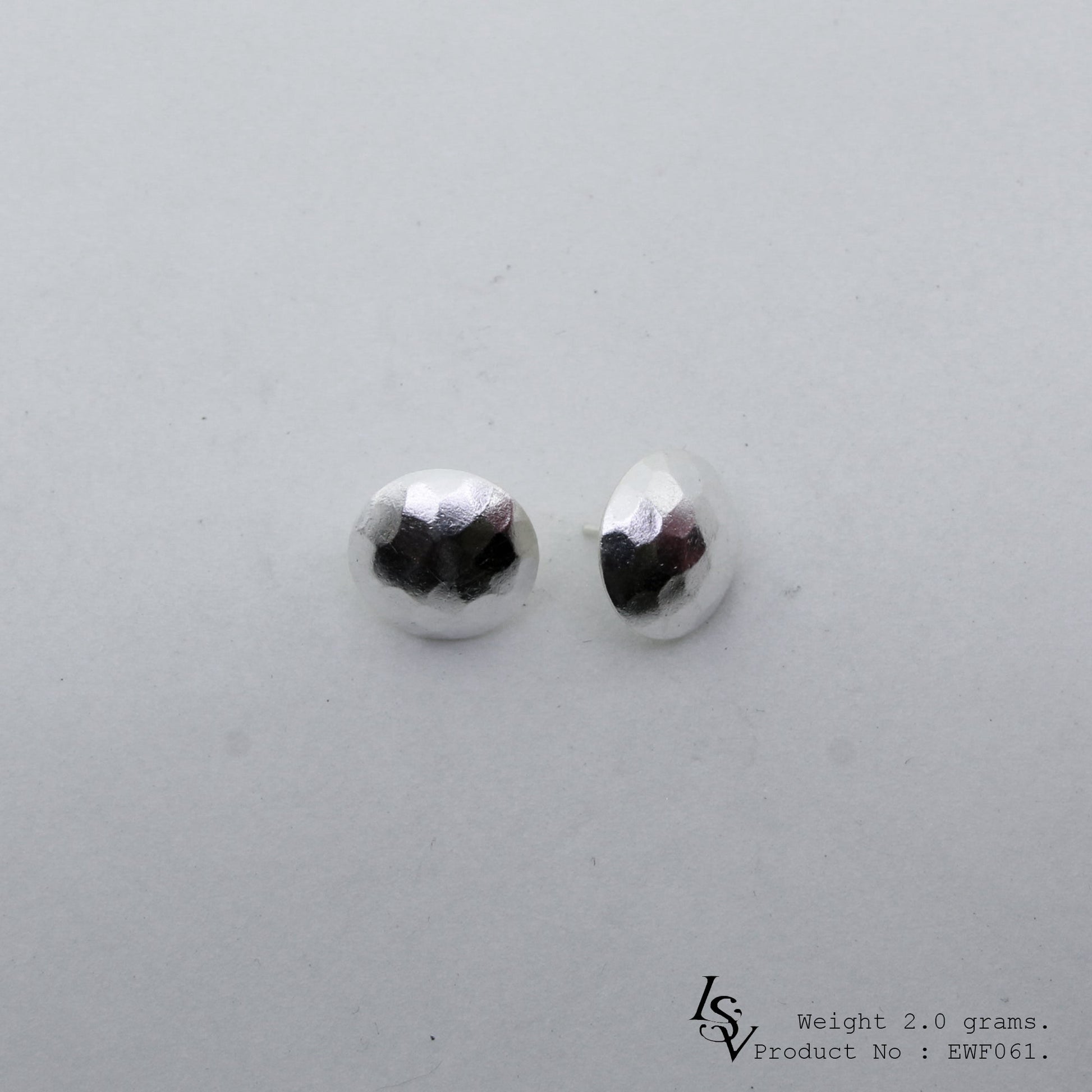 Flash sale on our favorite white sheet silver earrings.