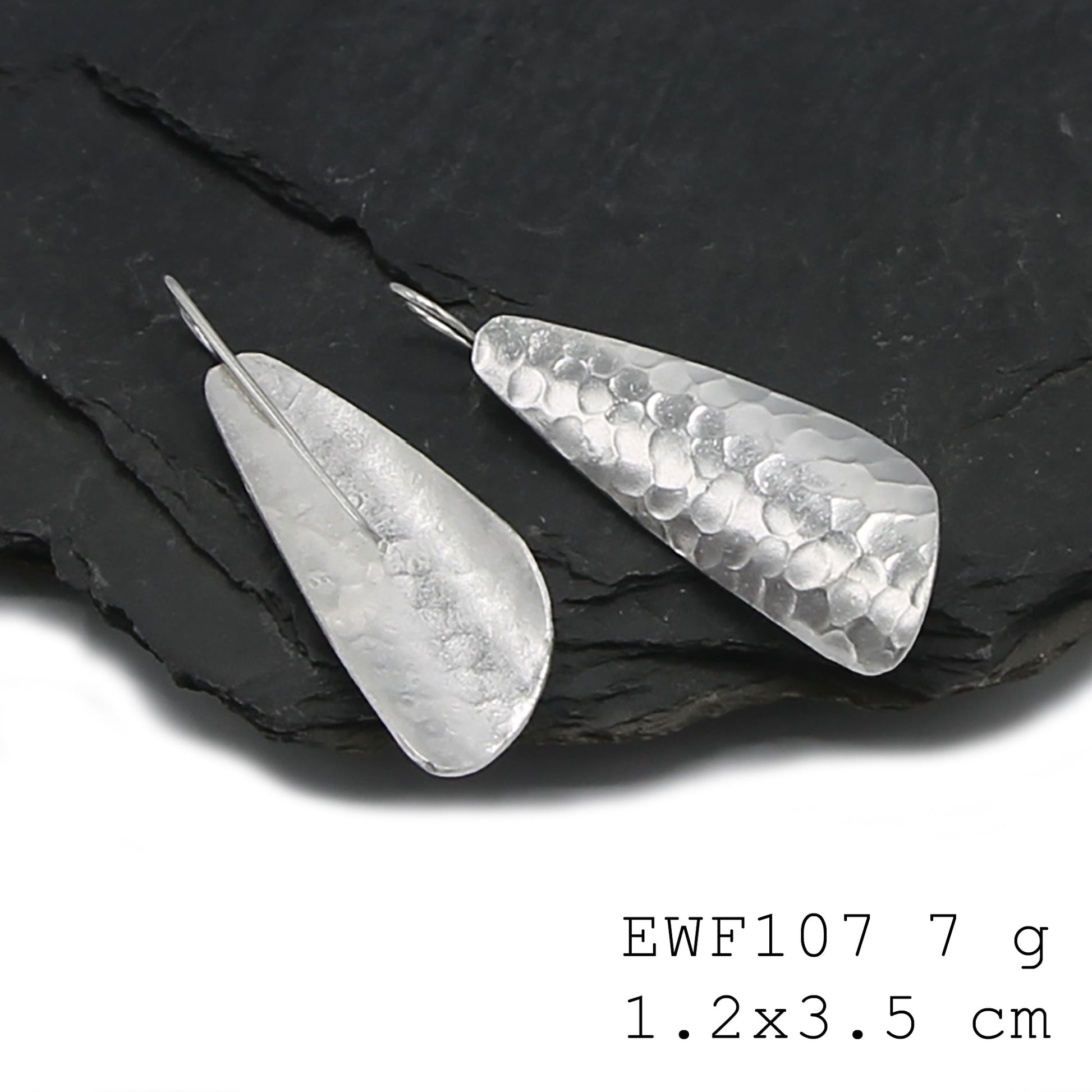 The wait is over: White sheet silver earrings are back!