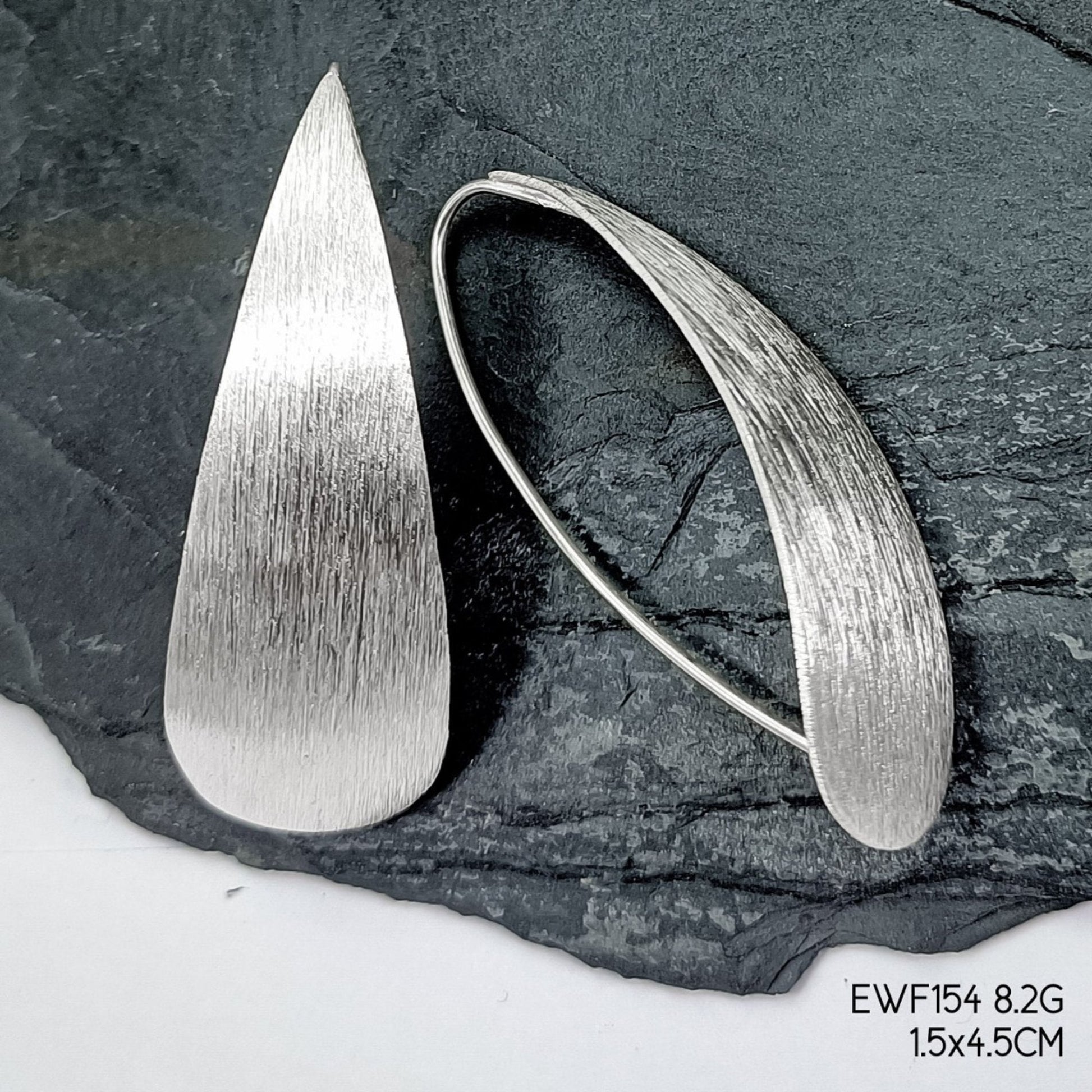 Last chance for 98% pure white sheet silver earrings.