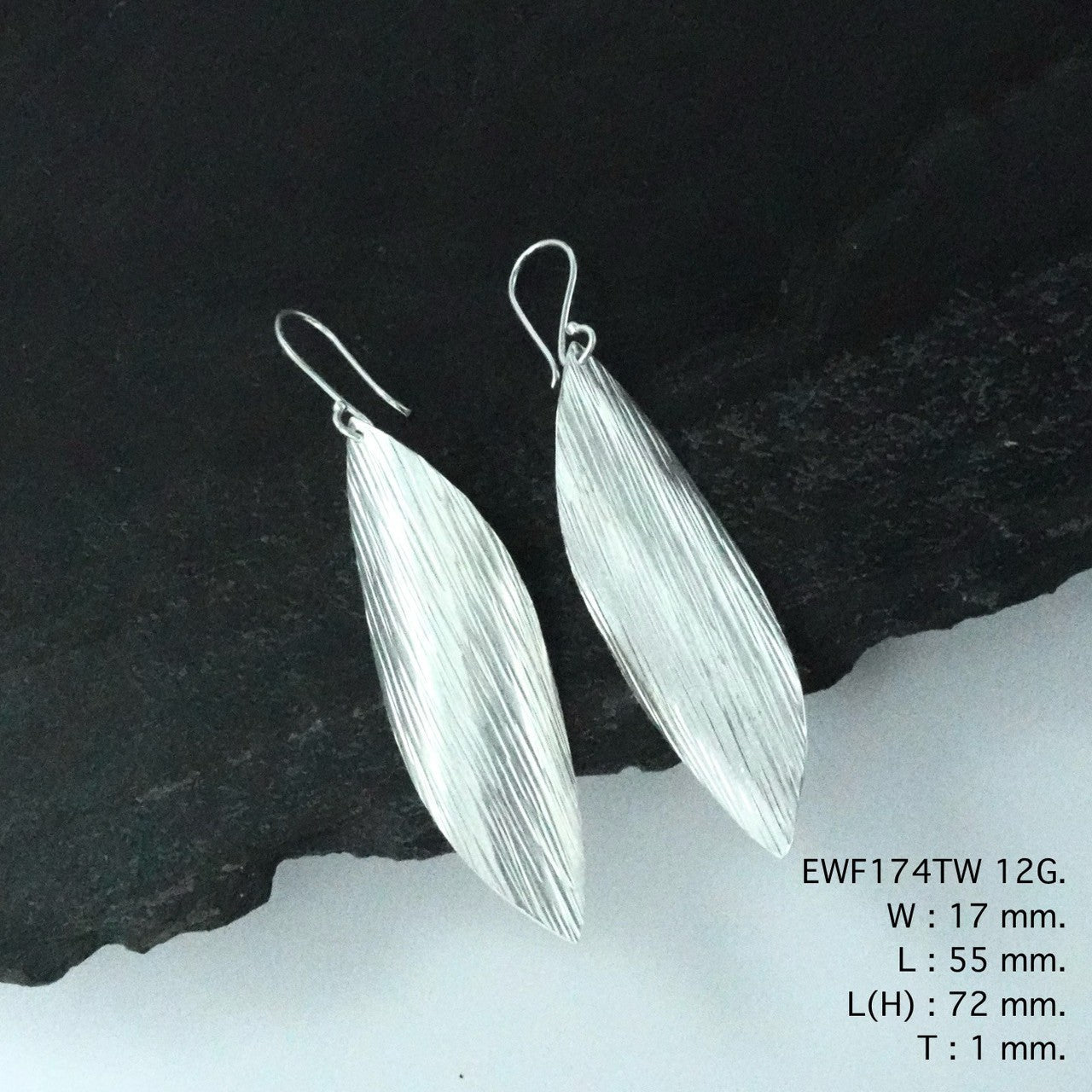 Forget 925—experience 98% pure handmade silver earrings.