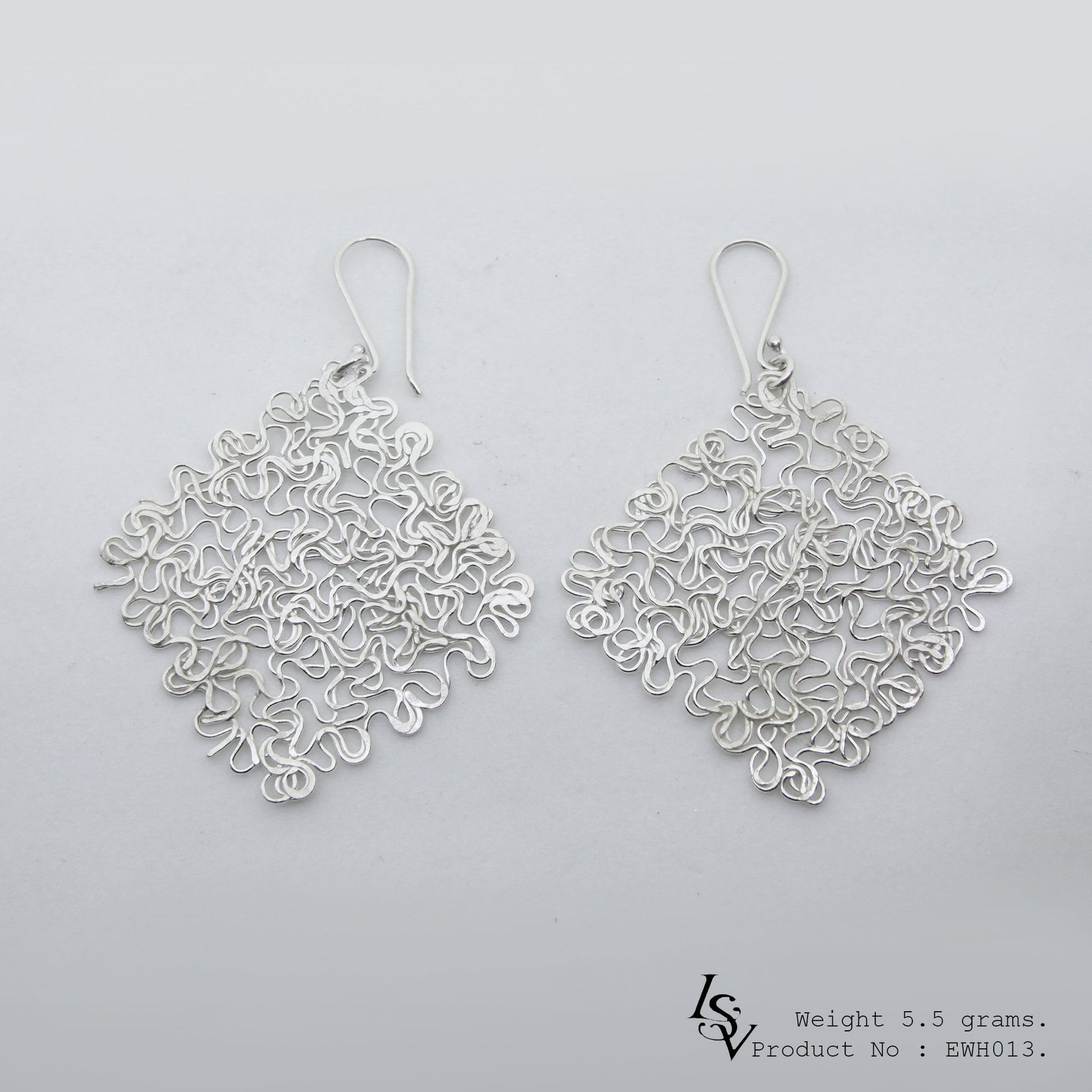 Better than 925! Experience high-purity bird's nest silver earrings.
