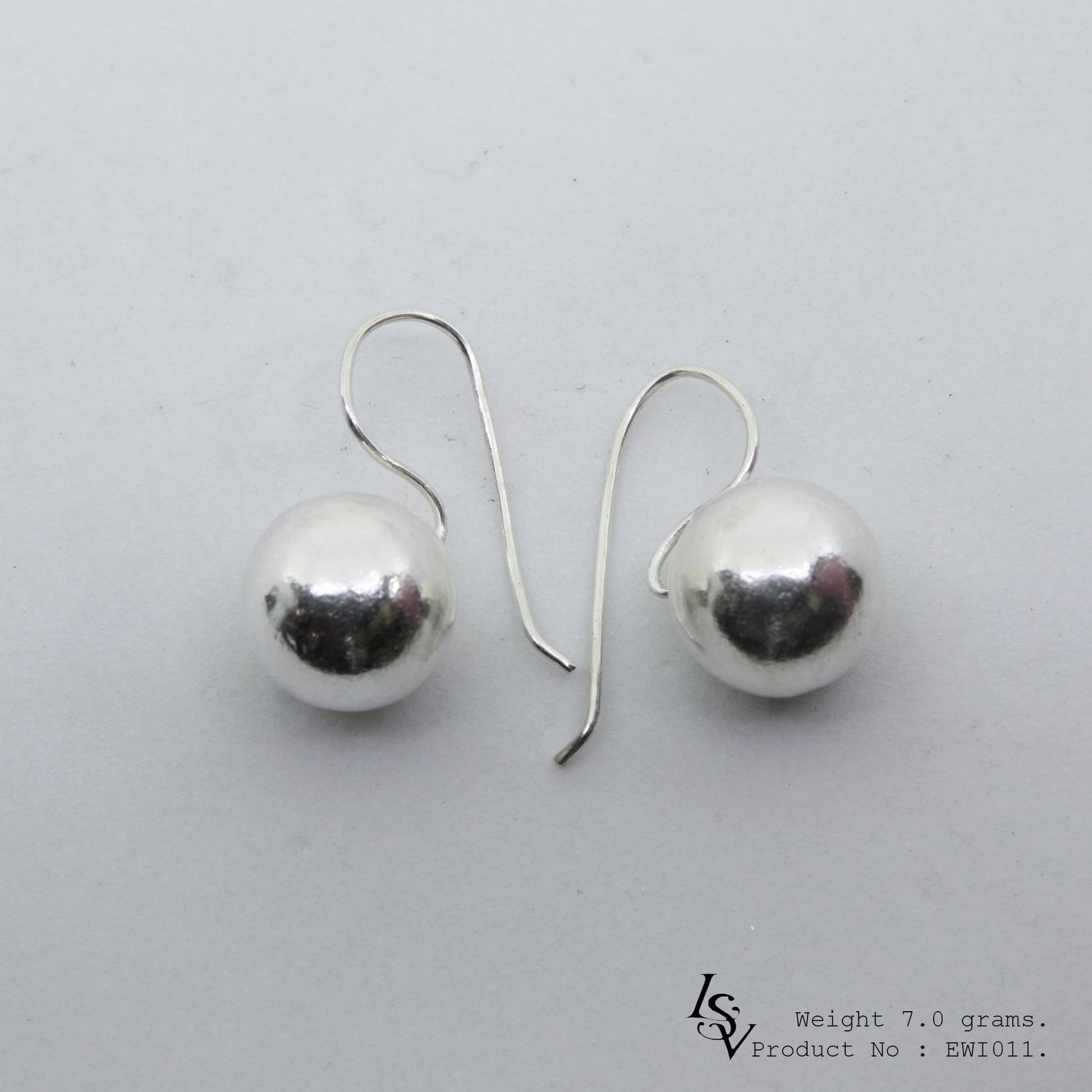 Your jewelry box needs these 98% pure ball silver earrings.