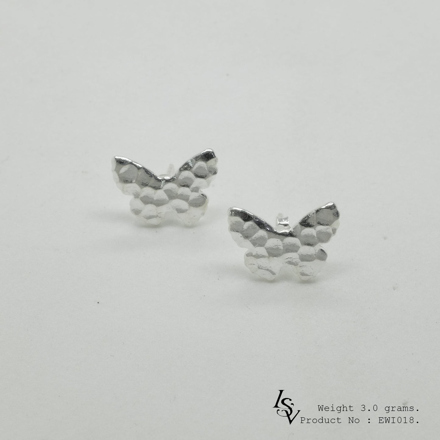 Artisan-crafted beauty: 98% pure white ball silver earrings.