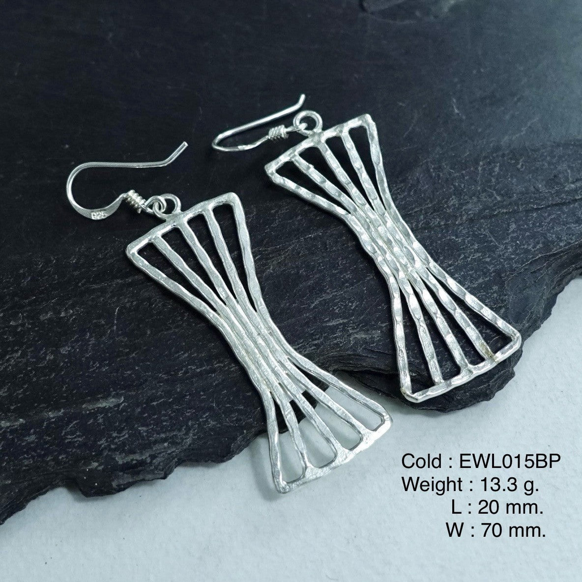 One-of-a-kind art! Shop our 98% pure handmade silver earrings.