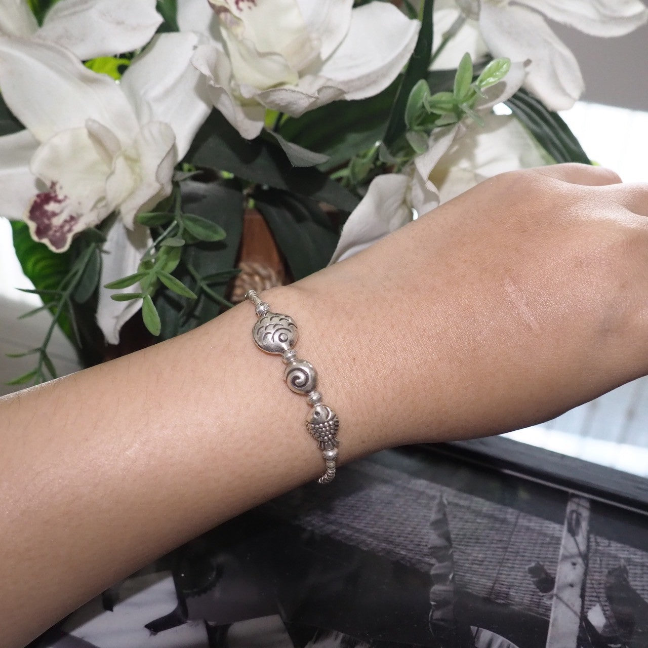 98% Pure Silver Bracelet - Handcrafted High-Purity Jewelry