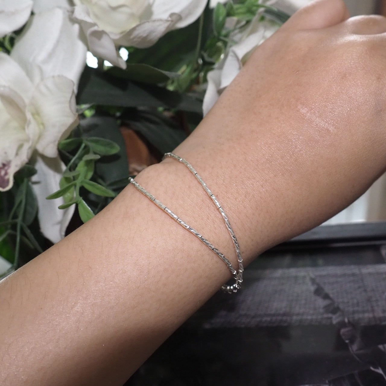 Solid 98% Fine Silver Bracelet, Handmade Artisan Quality