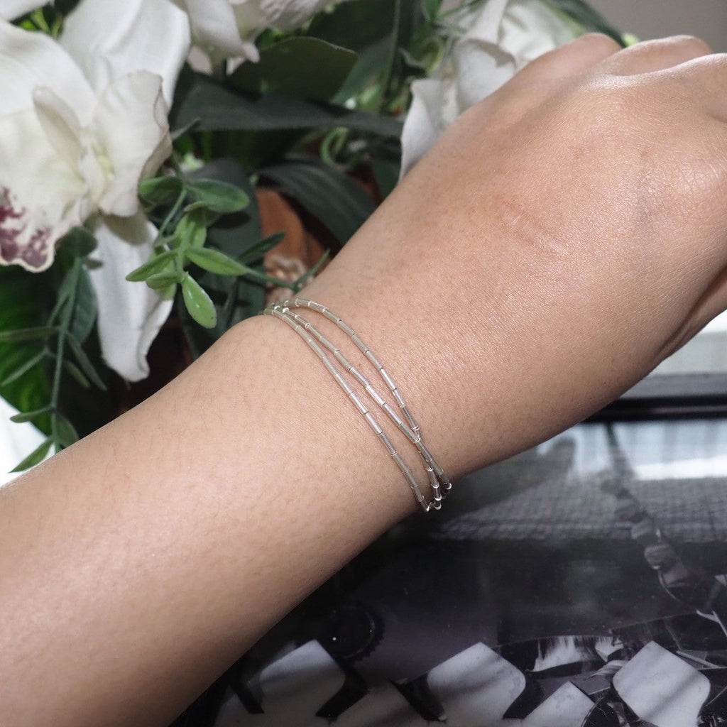 Premium 98% Pure Silver Bracelet - Hand-Textured Finish