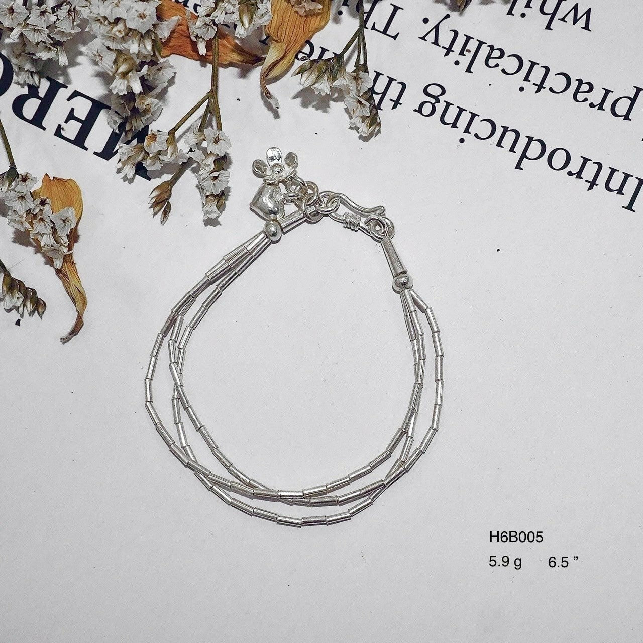 Premium 98% Pure Silver Bracelet - Hand-Textured Finish