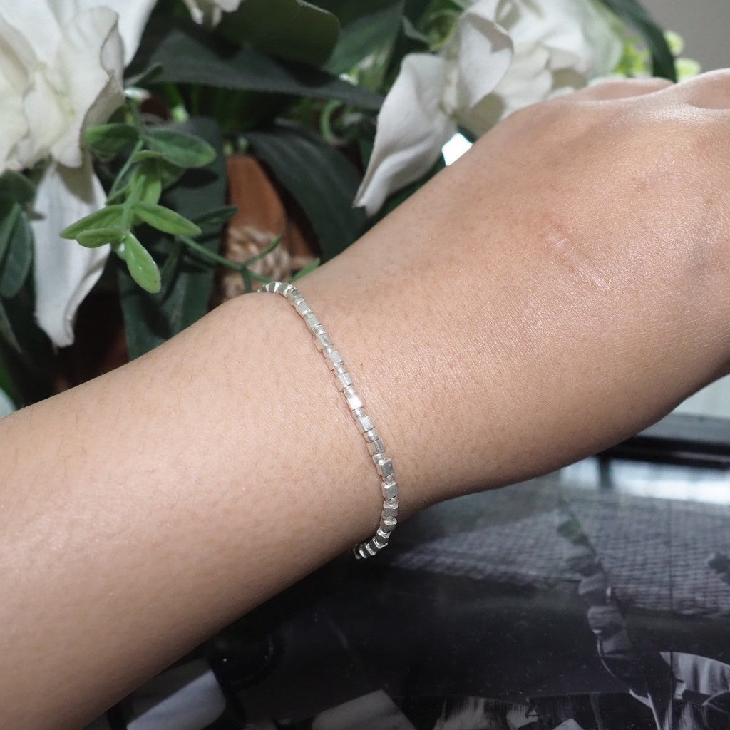 Handmade Silver Bracelet - Crafted from 98% Pure Silver