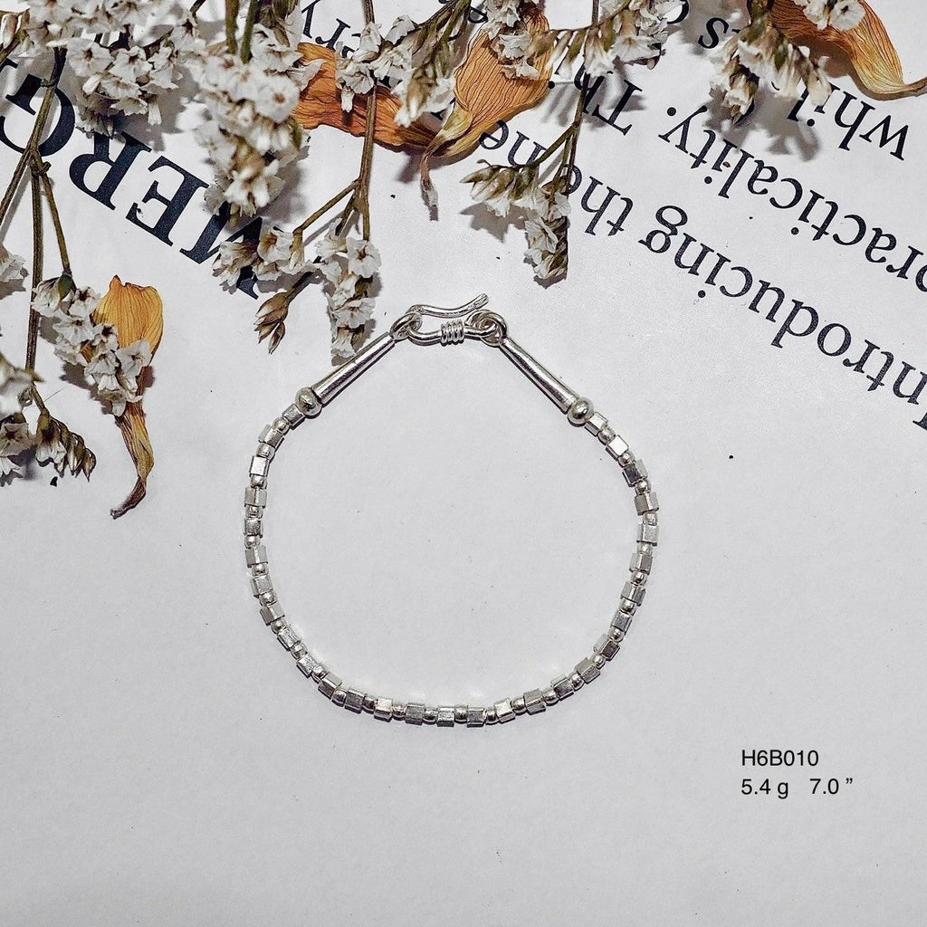 Handmade Silver Bracelet - Crafted from 98% Pure Silver