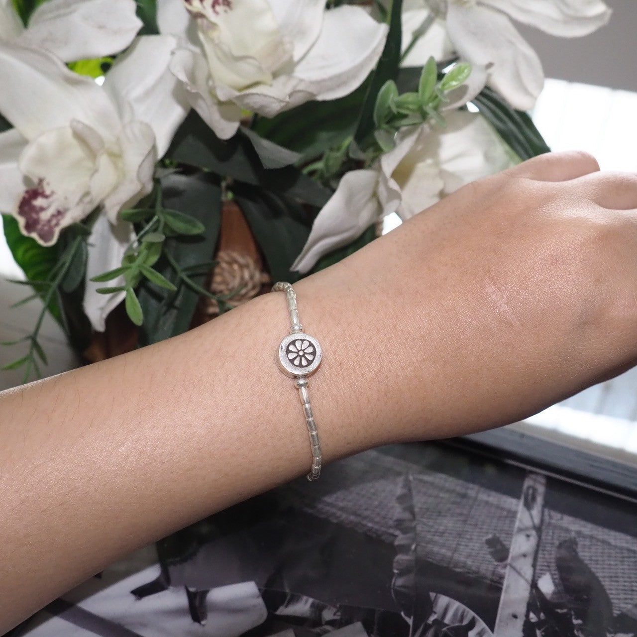 Custom Handmade Silver Bracelet - 98% Fine Silver Purity