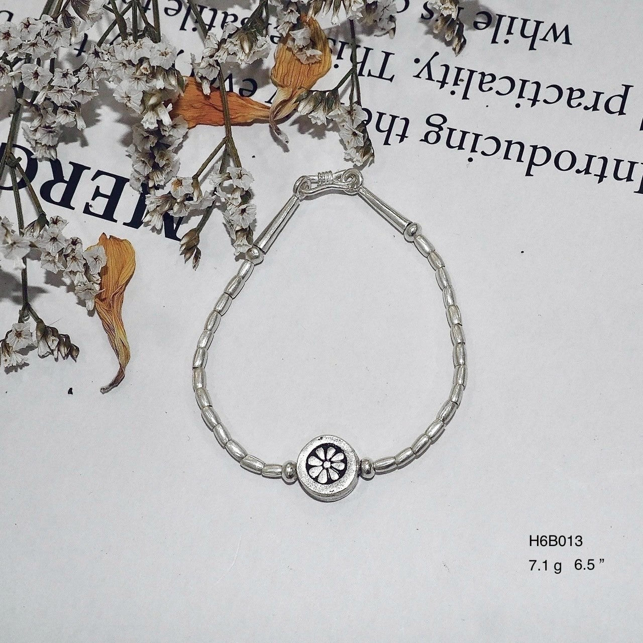 Custom Handmade Silver Bracelet - 98% Fine Silver Purity
