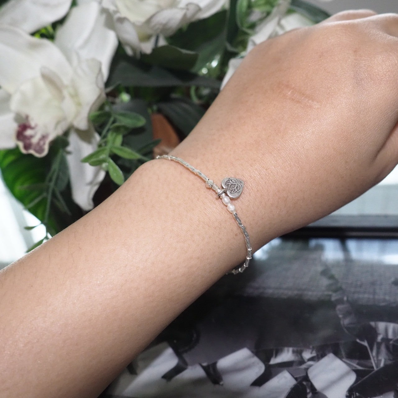 98% Pure Silver Bracelet | Minimalist Hand-Forged Design