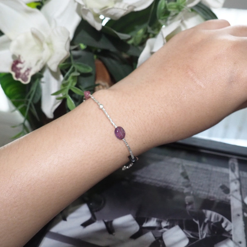 Handmade Fine Silver Bracelet (98% Purity) - One-of-a-Kind