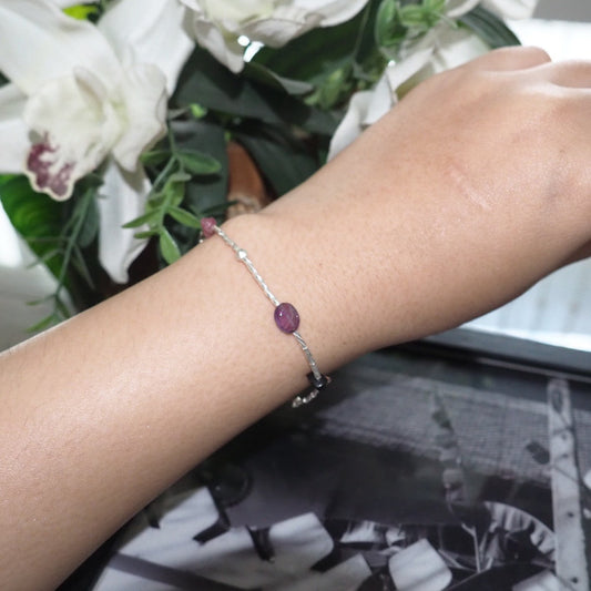 Handmade Fine Silver Bracelet (98% Purity) - One-of-a-Kind