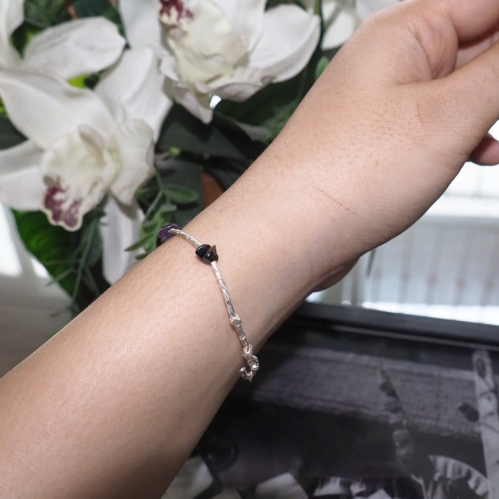 Handmade Fine Silver Bracelet (98% Purity) - One-of-a-Kind