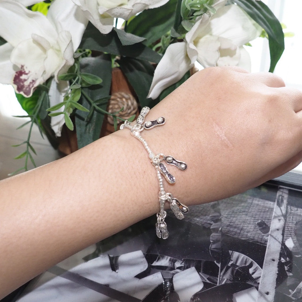 Artisan Silver Bracelet - 98% High-Purity Handmade Piece