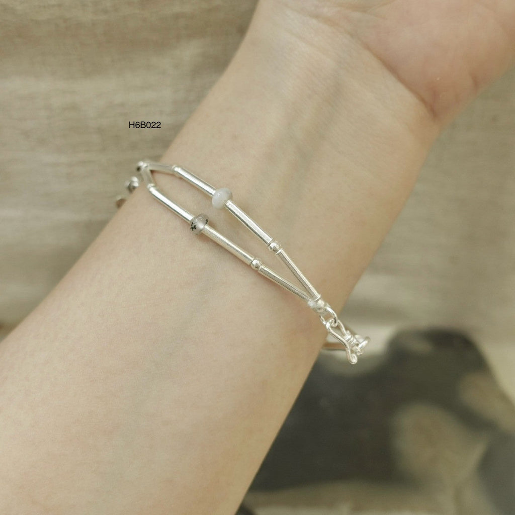 Elegant Silver Bracelet, Handmade with 98% Pure Silver