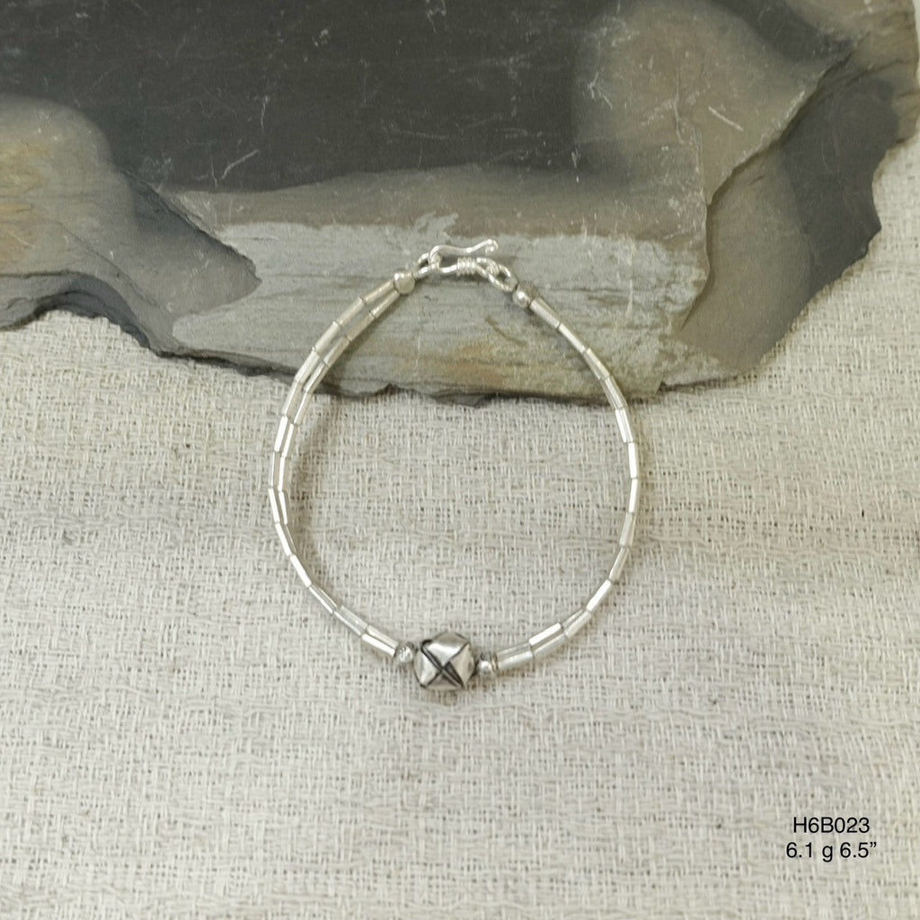Handmade Silver Bracelet for Her - 98% High-Purity Silver