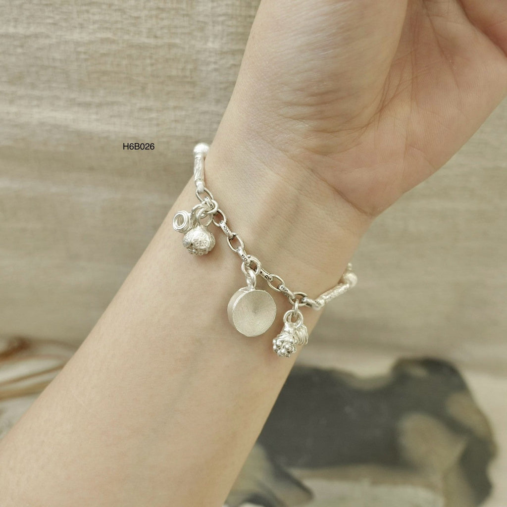 Statement Silver Bracelet | Handmade 98% Pure Fine Silver
