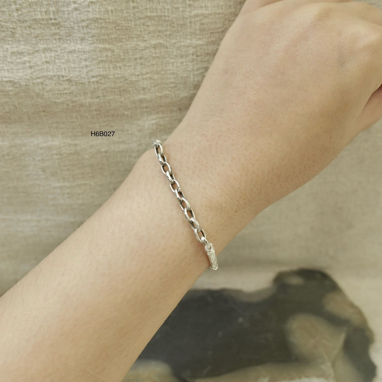 98% Pure Silver Bracelet - Romantic Handmade Anniversary Gift