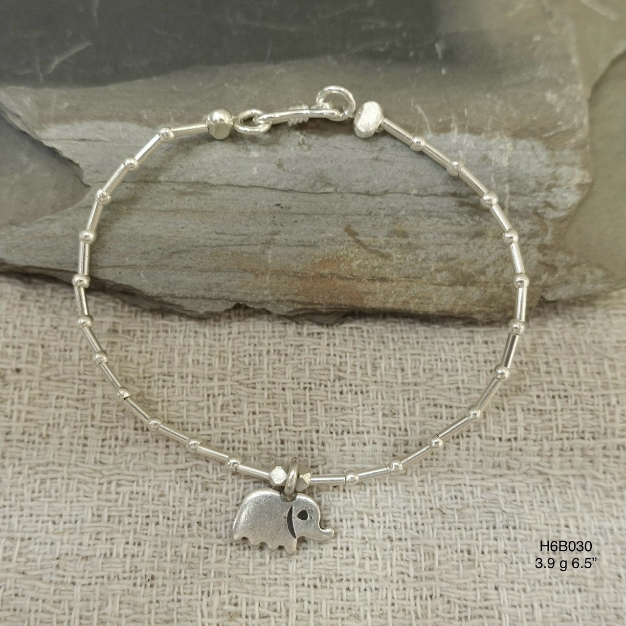 Sophisticated Silver Bracelet in 98% Pure Handmade Silver