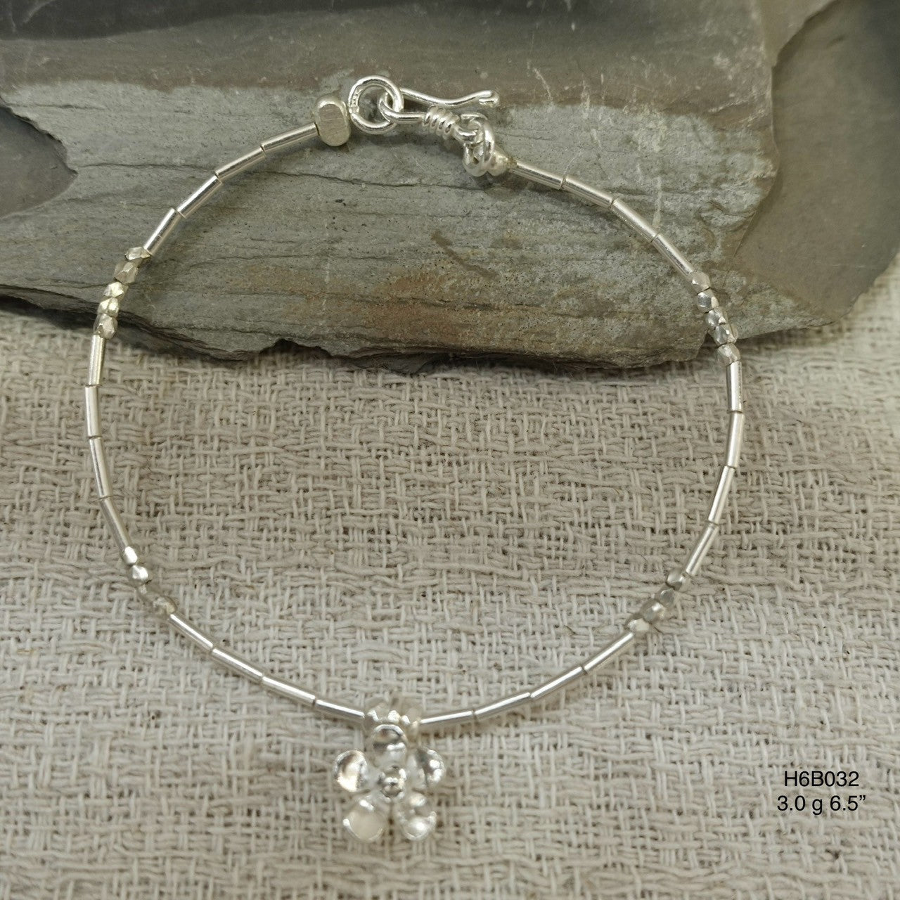 Handmade Silver Bracelet (98% Pure Silver)