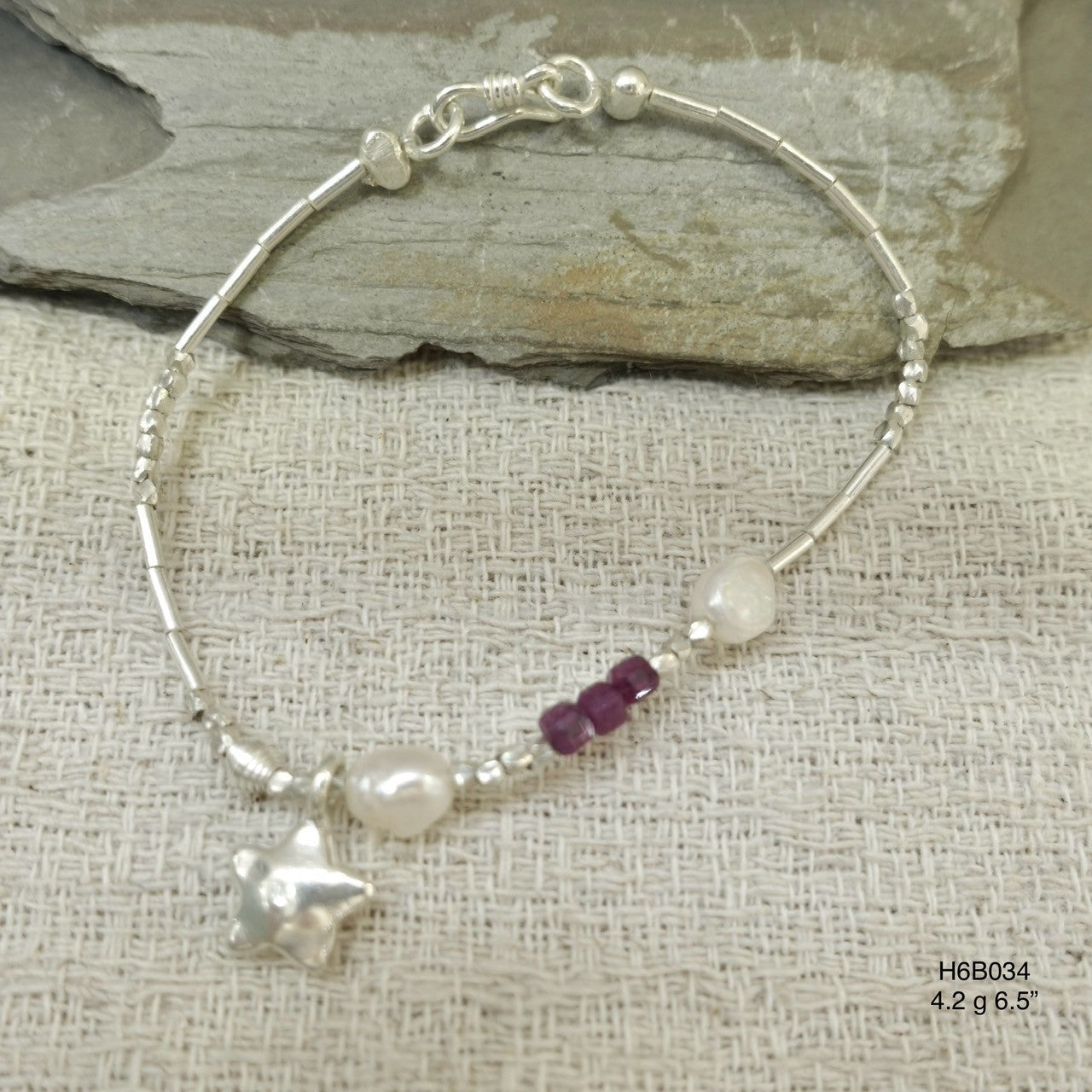 98% Fine Silver Bracelet - Pure Handmade Style – Lannasilvercm