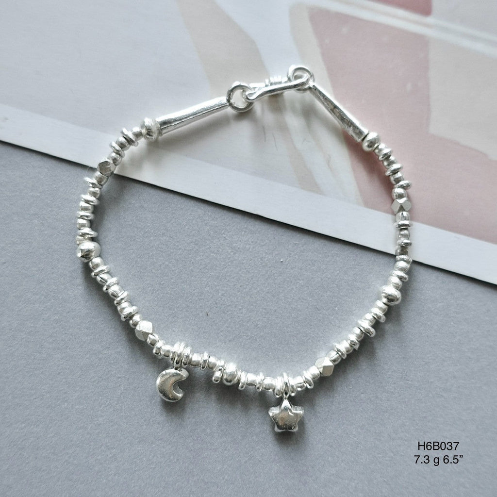 Handmade 98% Silver Bracelet - High Purity