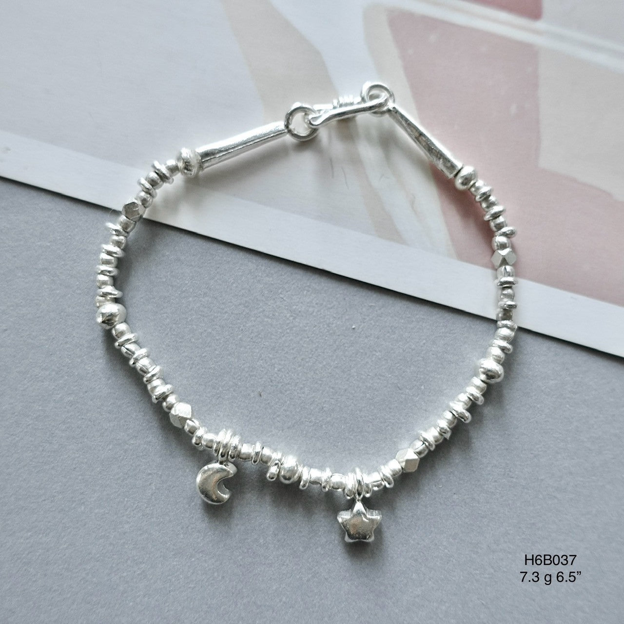 Handmade 98% Silver Bracelet - High Purity